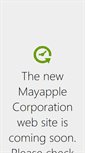 Mobile Screenshot of mayapplecorp.com